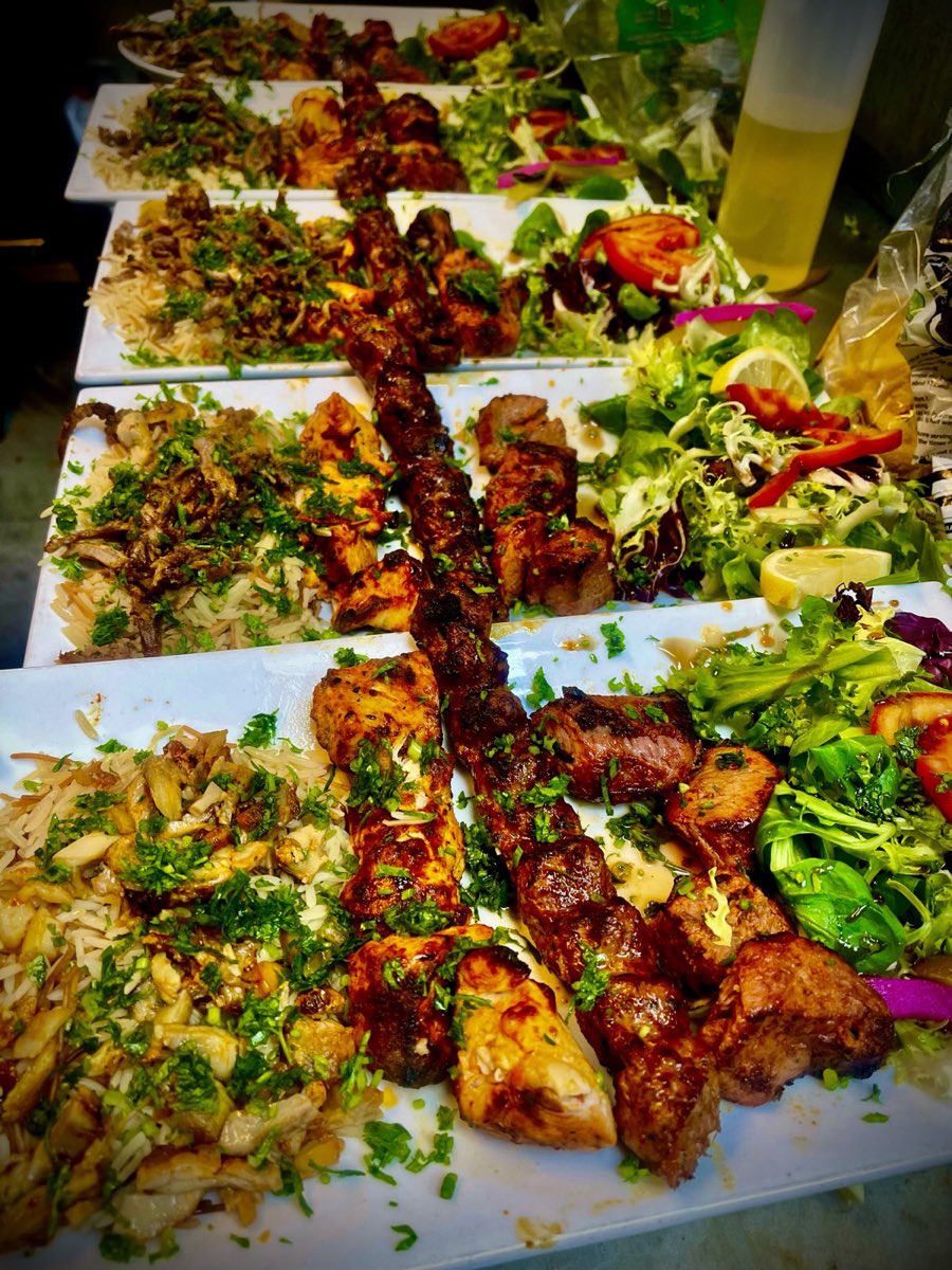 Lebanese dish at Tarboush Tring, Lebanese restaurant in Tring, Hertfordshire