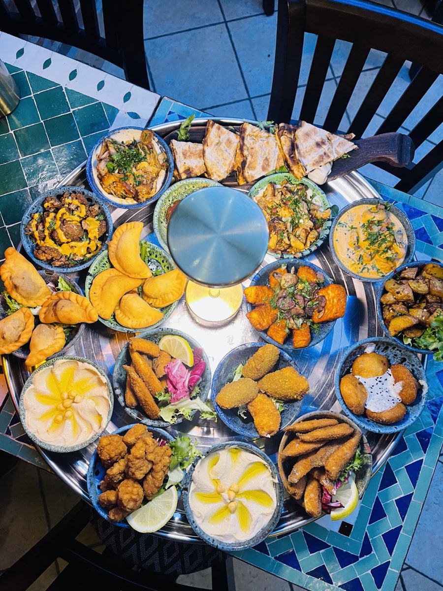 Lebanese dish at Tarboush Tring, Lebanese restaurant in Tring, Hertfordshire