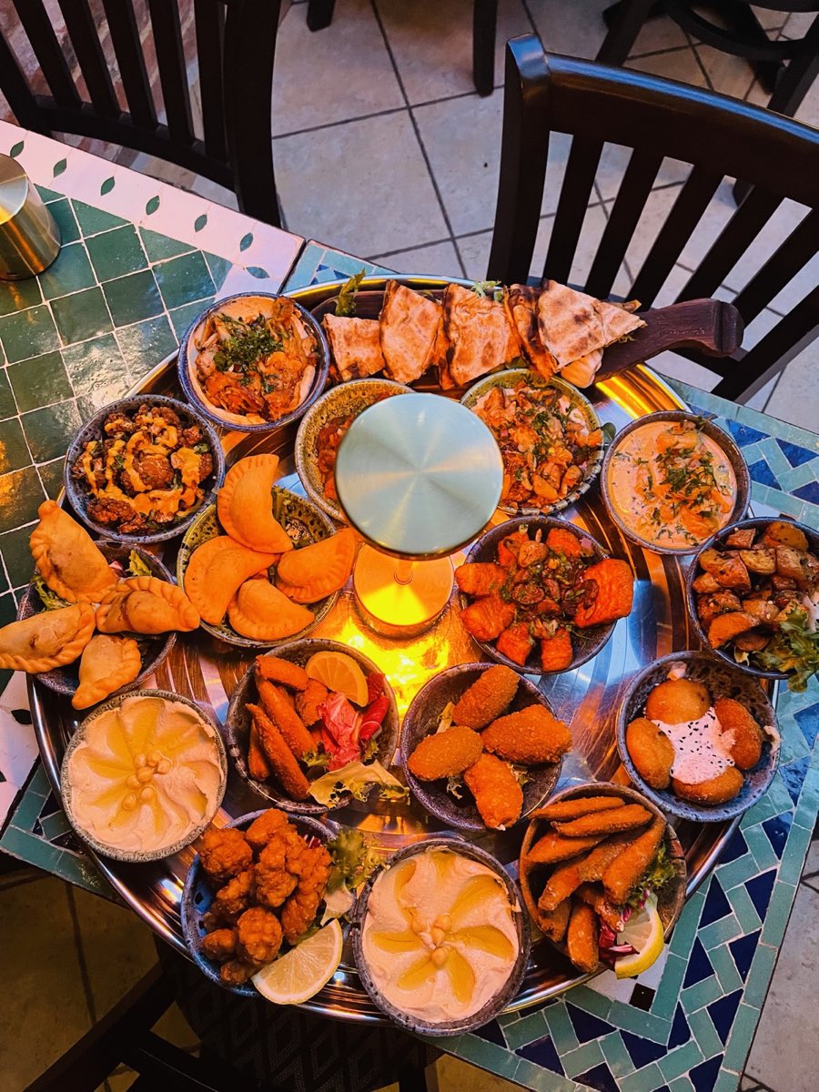 Lebanese dish at Tarboush Tring, Lebanese restaurant in Tring, Hertfordshire