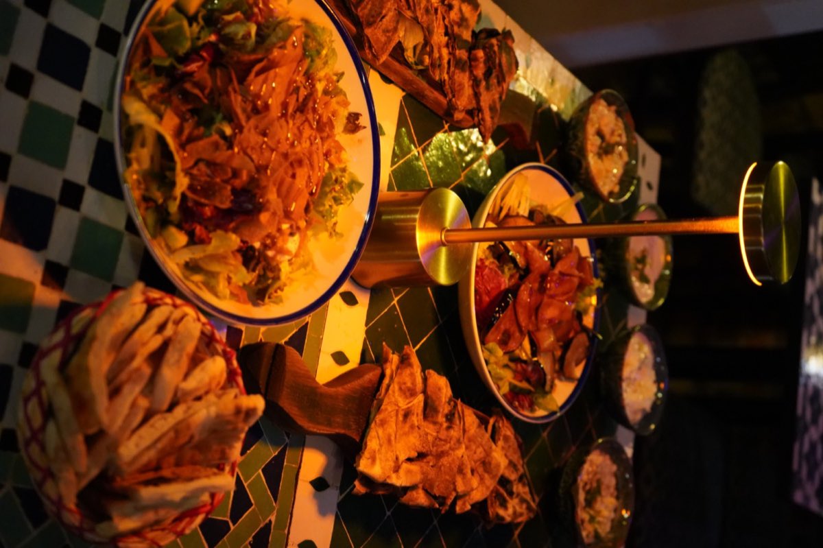 Lebanese dish at Tarboush Tring, Lebanese restaurant in Tring, Hertfordshire