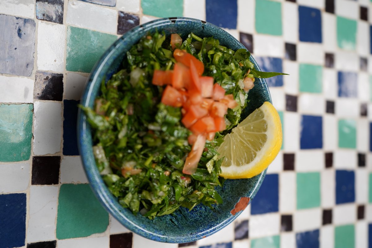 Lebanese dish at Tarboush Tring, Lebanese restaurant in Tring, Hertfordshire