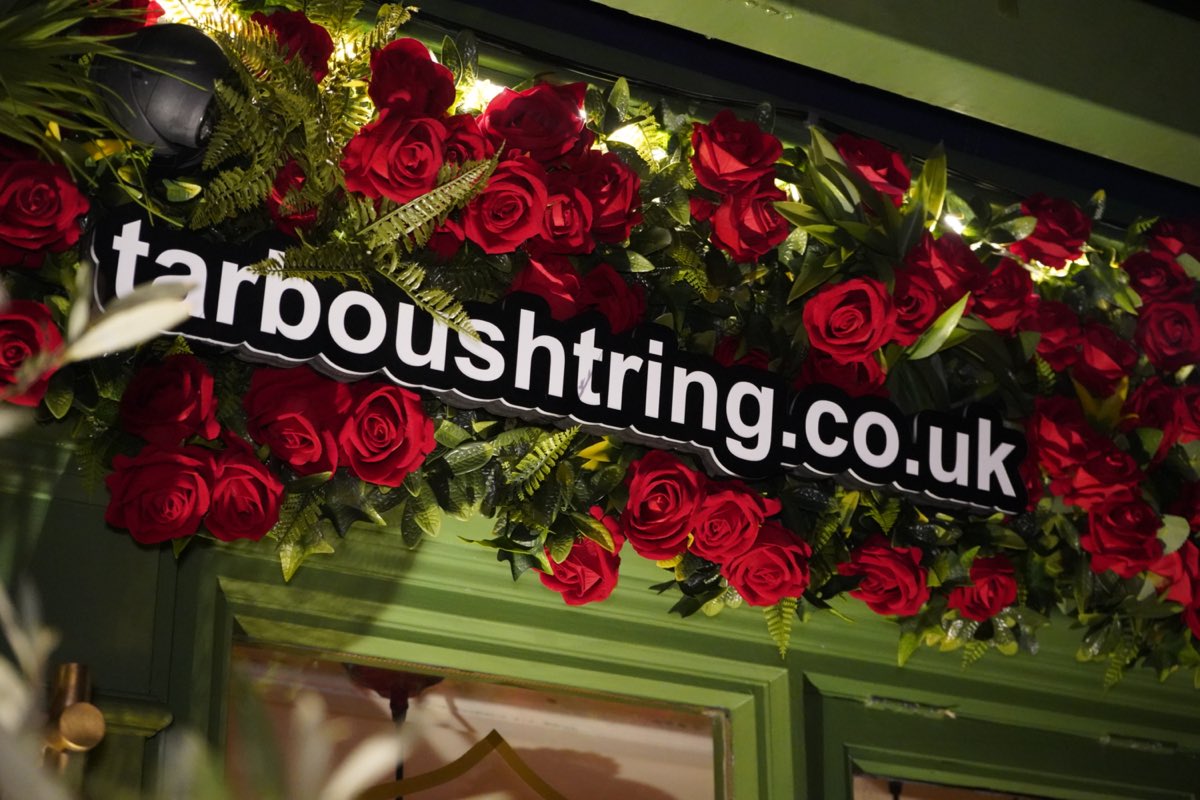Inside Tarboush Tring, Lebanese & Mediterranean restaurant in Tring