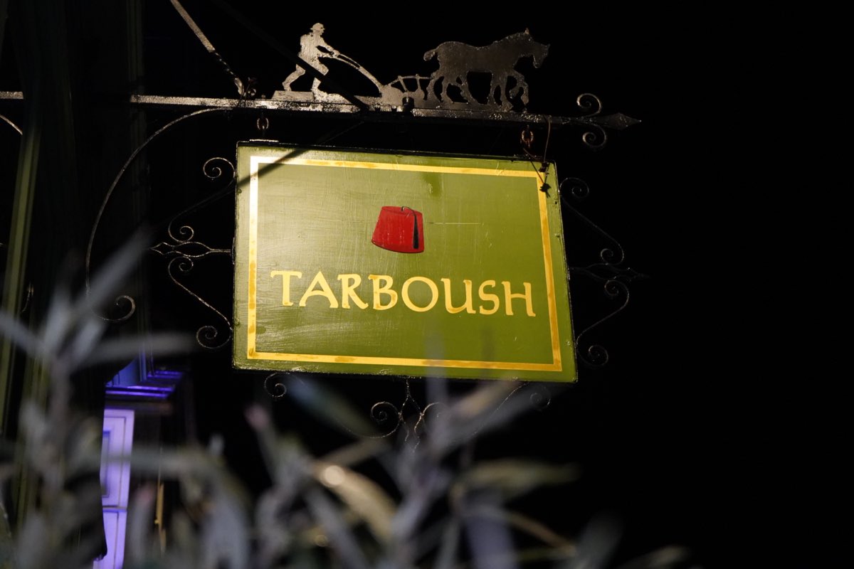 Inside Tarboush Tring, Lebanese & Mediterranean restaurant in Tring