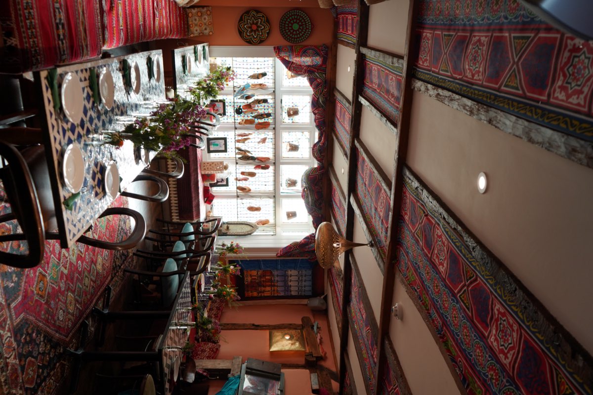 Inside Tarboush Tring, Lebanese & Mediterranean restaurant in Tring
